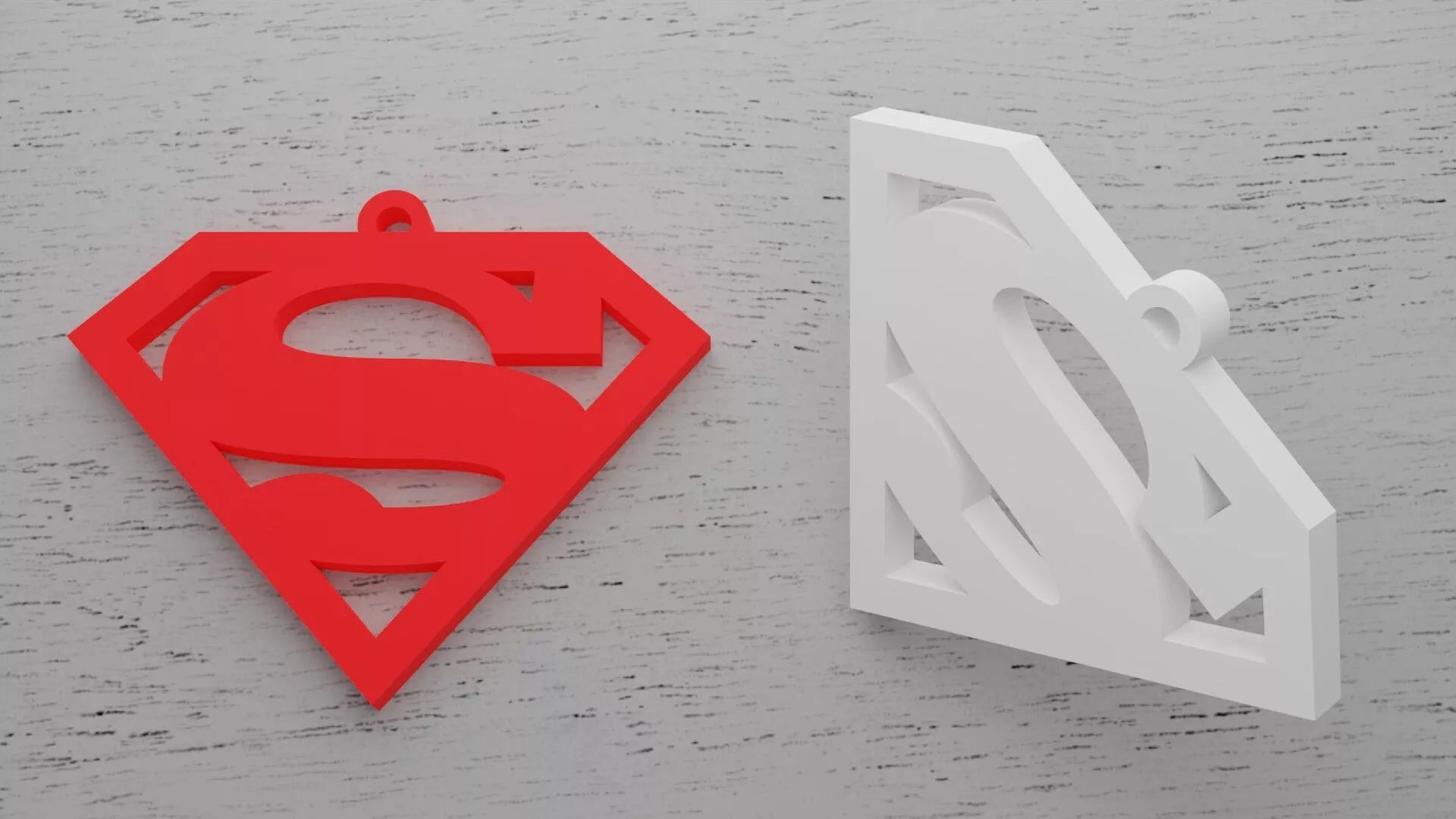 Chaveiro Superman 3D print model