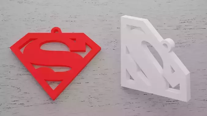 Chaveiro Superman 3D print model