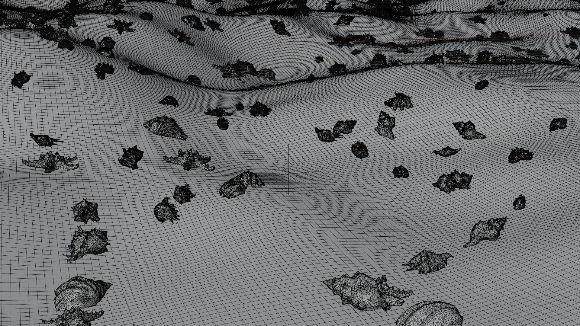 Sea shells collection Vol 1 Low-poly 3D model_7