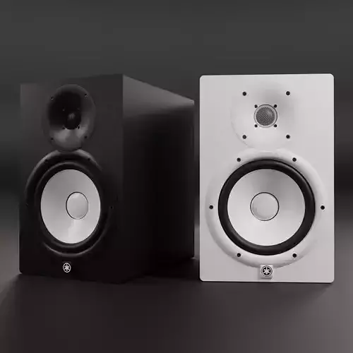 YAMAHA HS 8 Studio Monitors  3D model