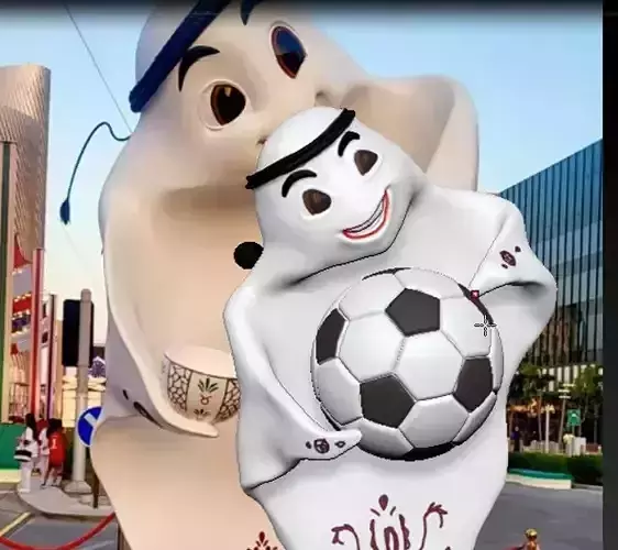 Mascot Worldcup 2022 printable 3D print model