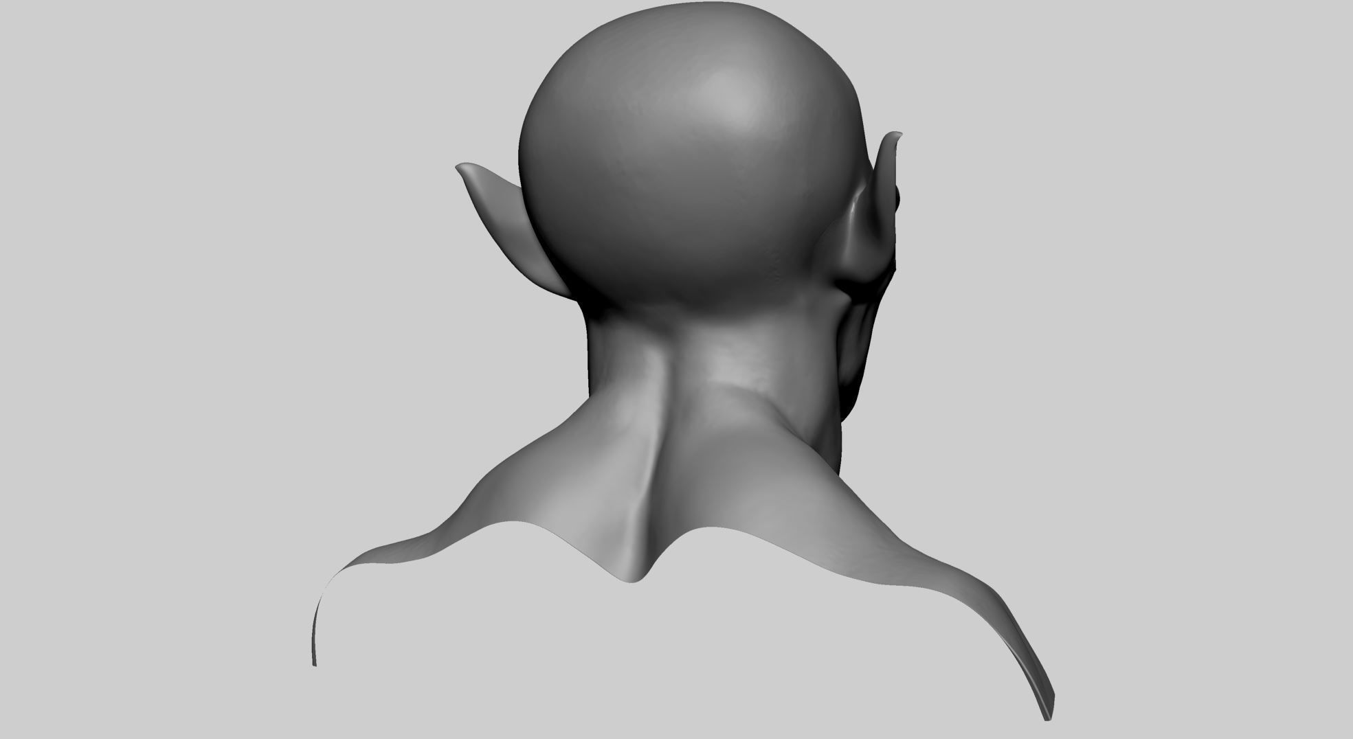 Creature Head C 3D model_4