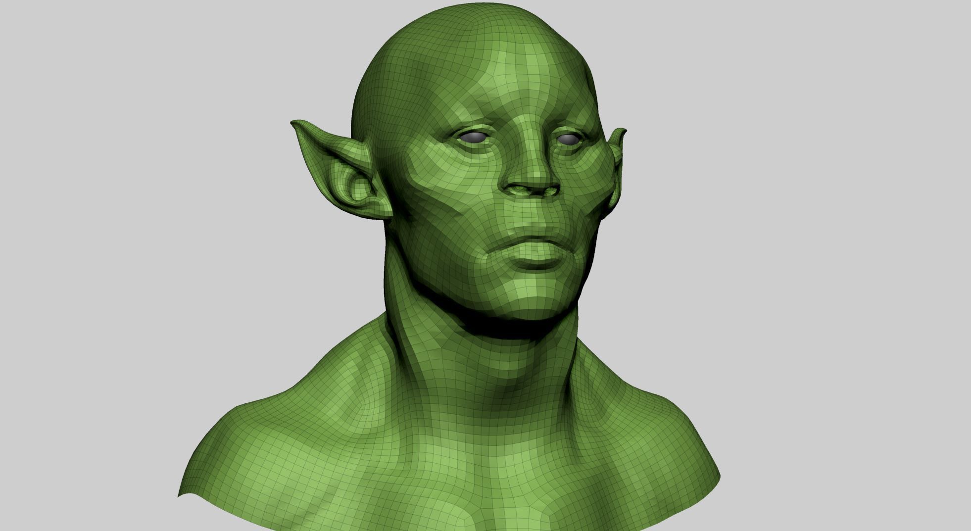 Creature Head C 3D model_9