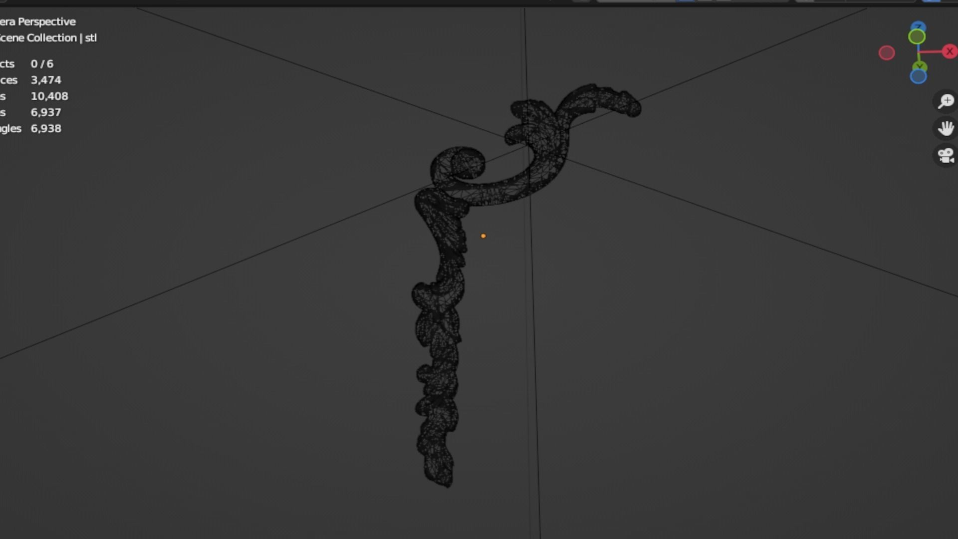 Classic decor ornament 142 3D model_7