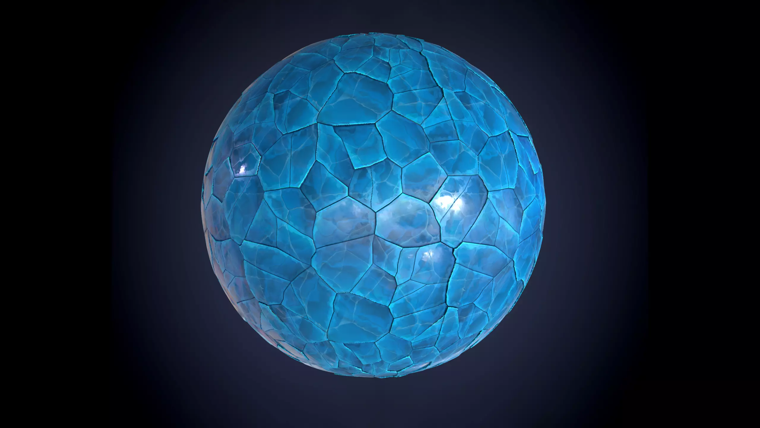 Snow Ice Stylized 4 Ground Seamless PBR Texture Texture_0