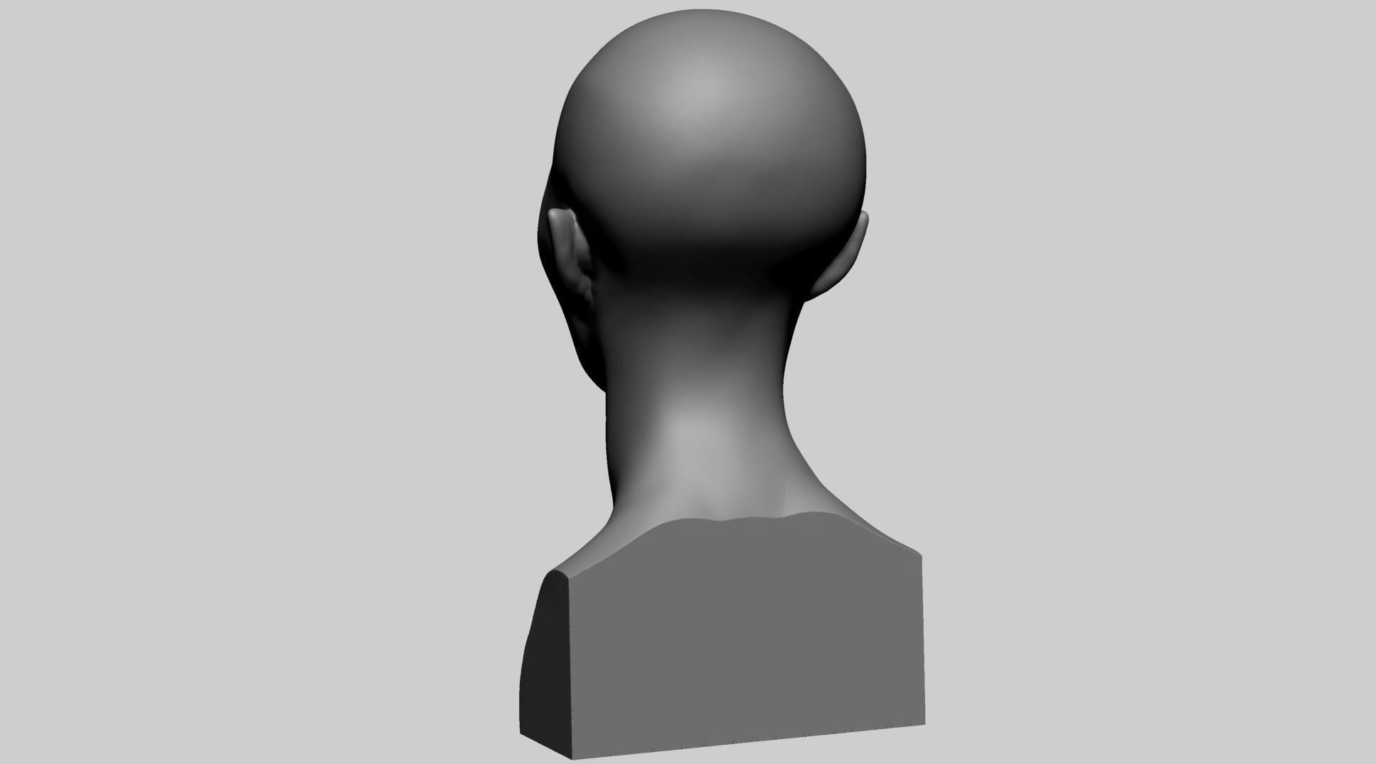 Fantasy Female Head C 3D model_4