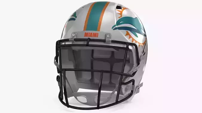 Miami Dolphins American Football Helmet
