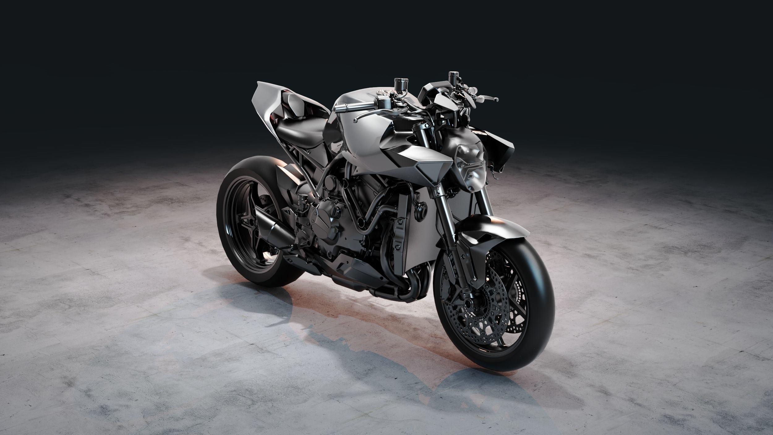  Kawasaki ZH2  3D model_6