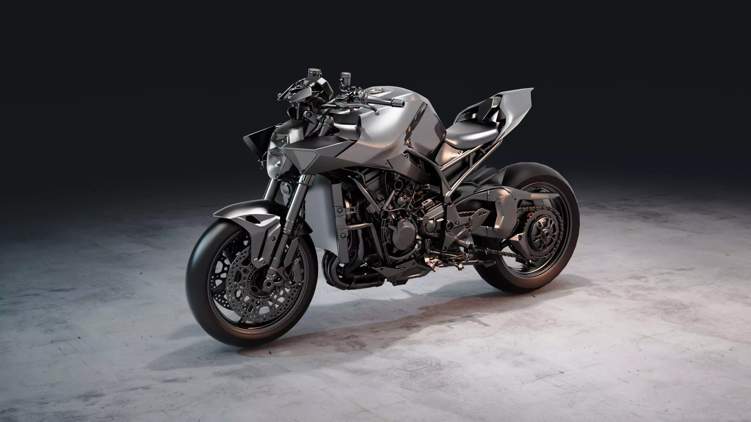  Kawasaki ZH2  3D model_0