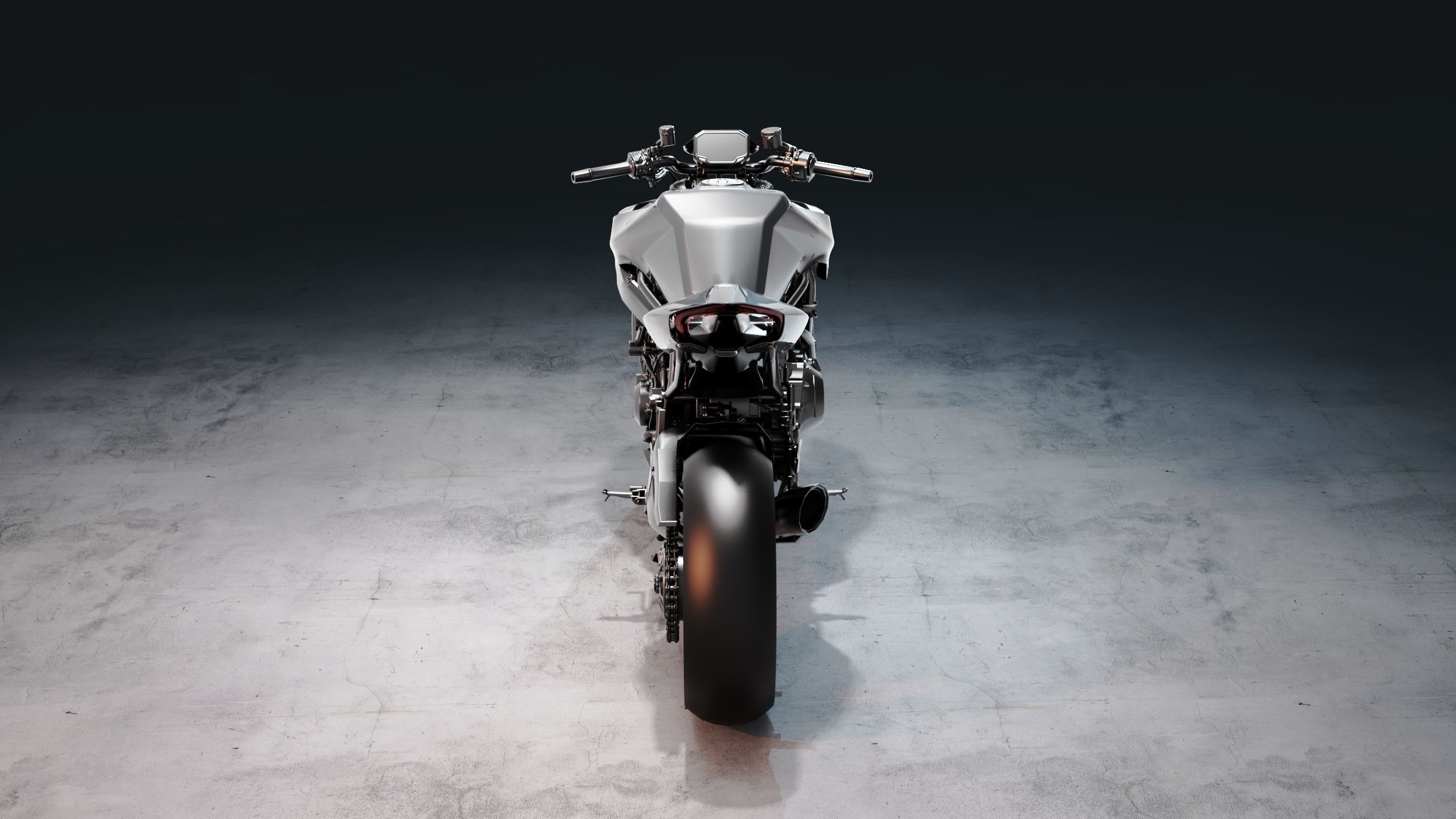  Kawasaki ZH2  3D model_3