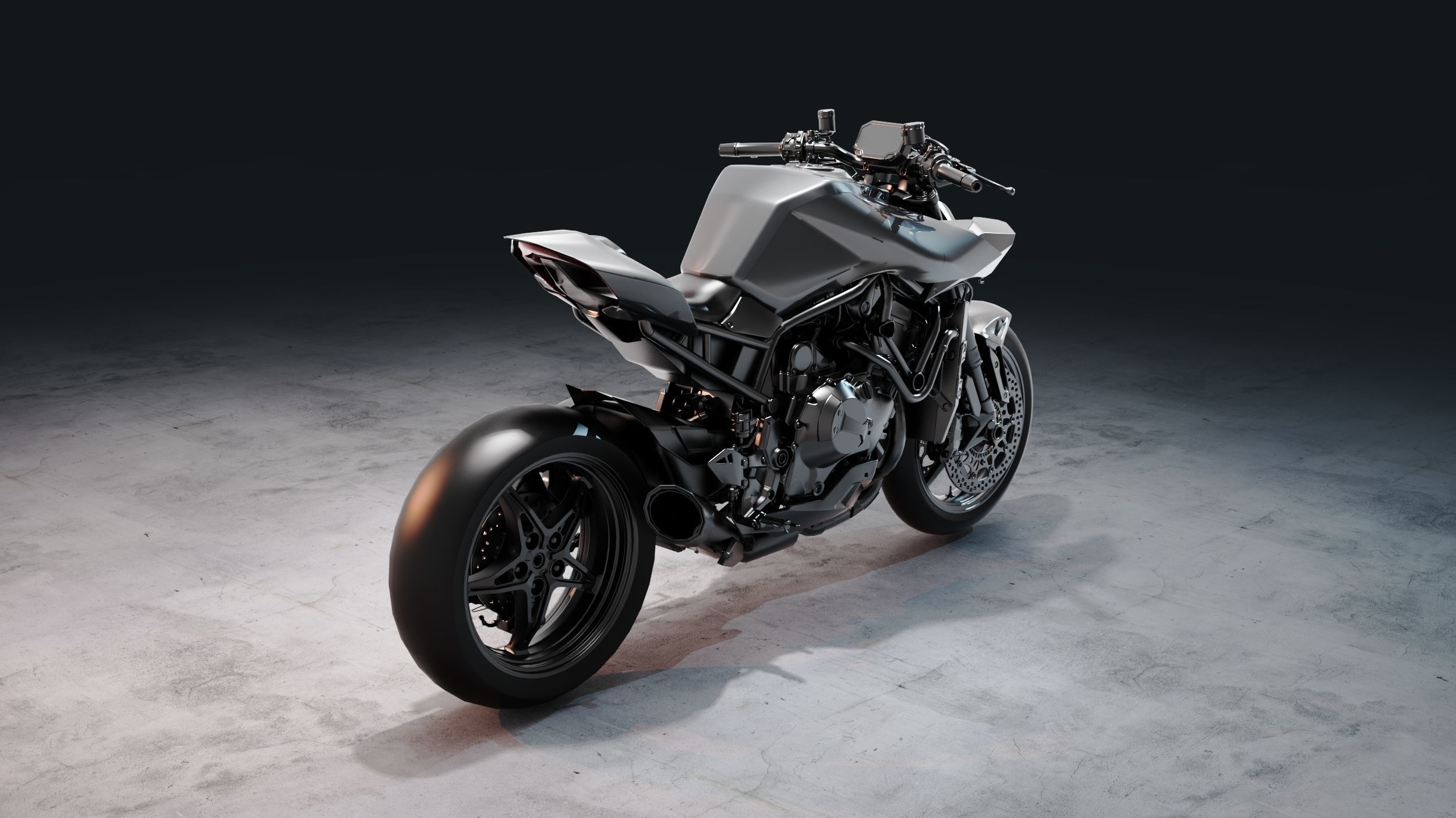  Kawasaki ZH2  3D model_4