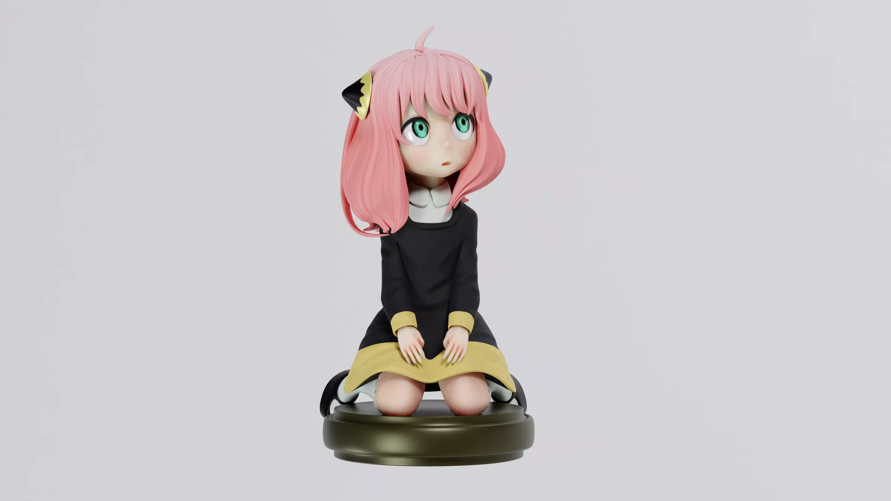 anya forger spy x family anime 3d figure 3D print model_0