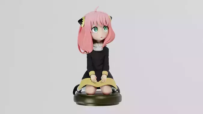 anya forger spy x family anime 3d figure 3D print model