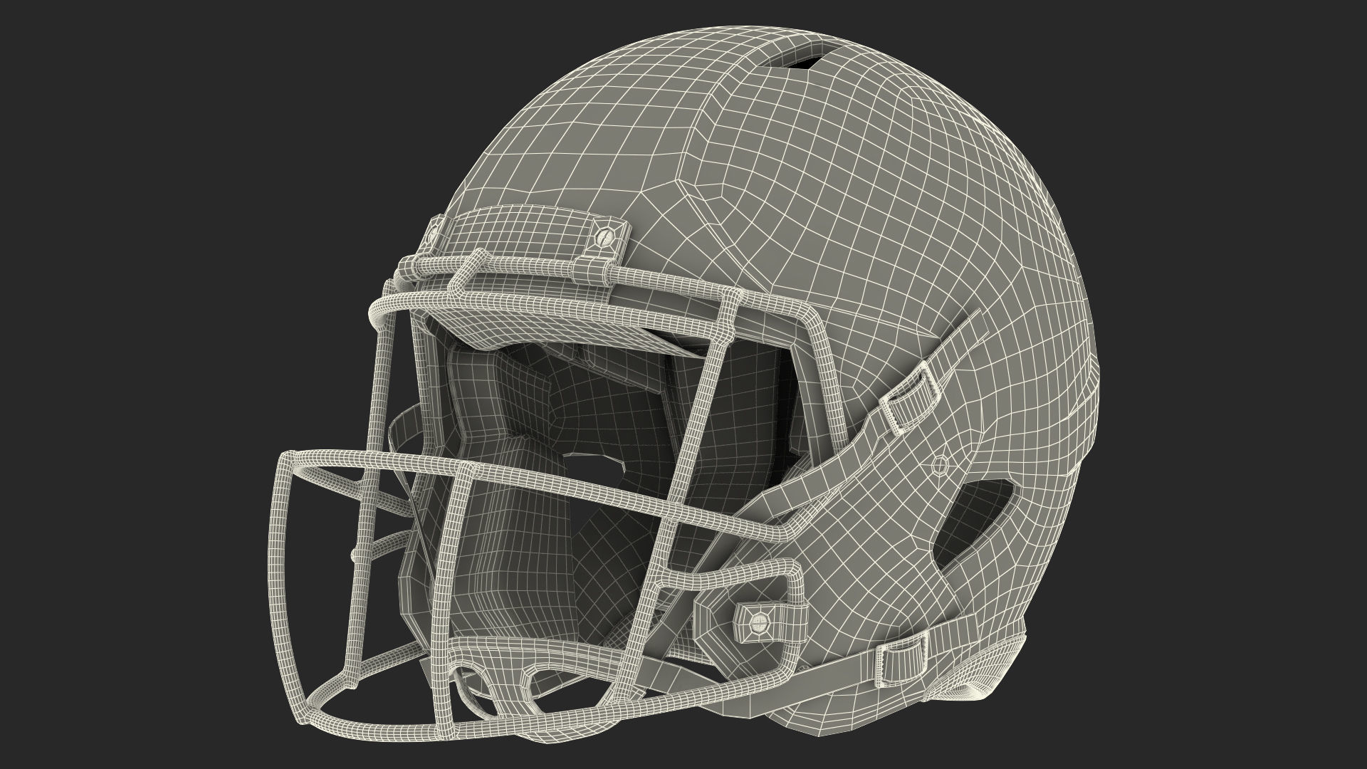 Philadelphia Eagles American Football Helmet 3D model CGTrader