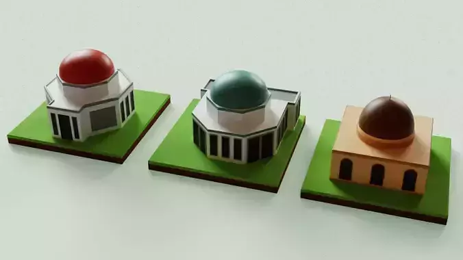 Low Poly Masjid 