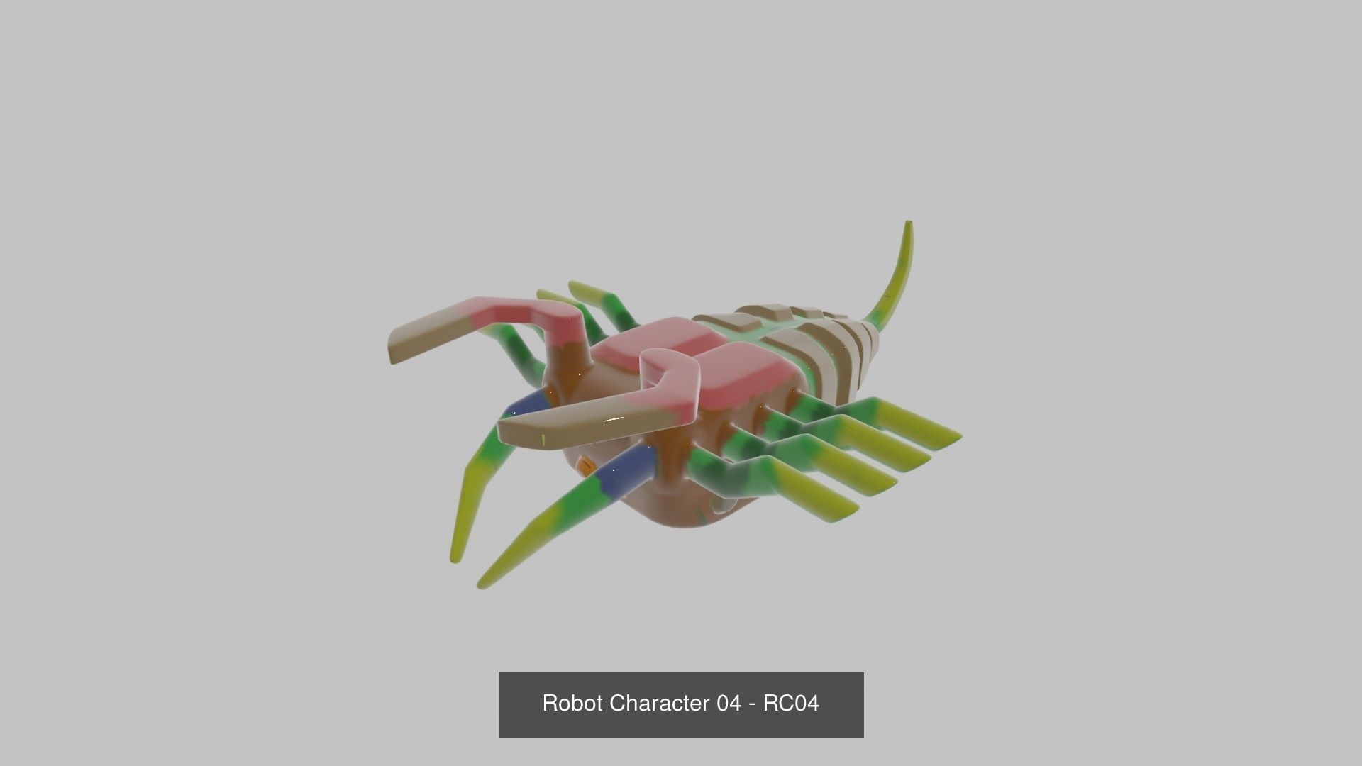 Robot Characters 3D Model Collection_6