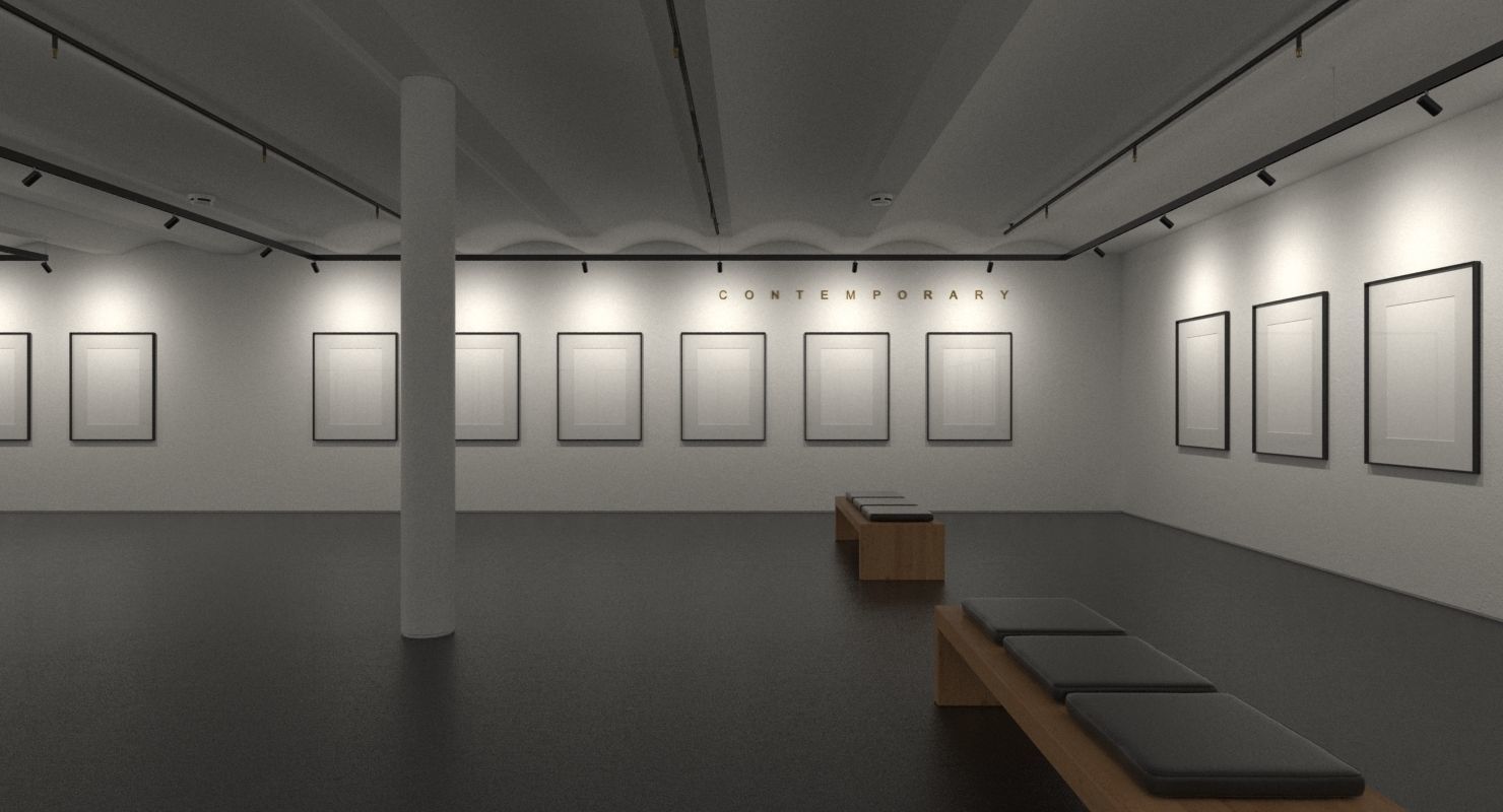 Art Gallery 12 3D model_2