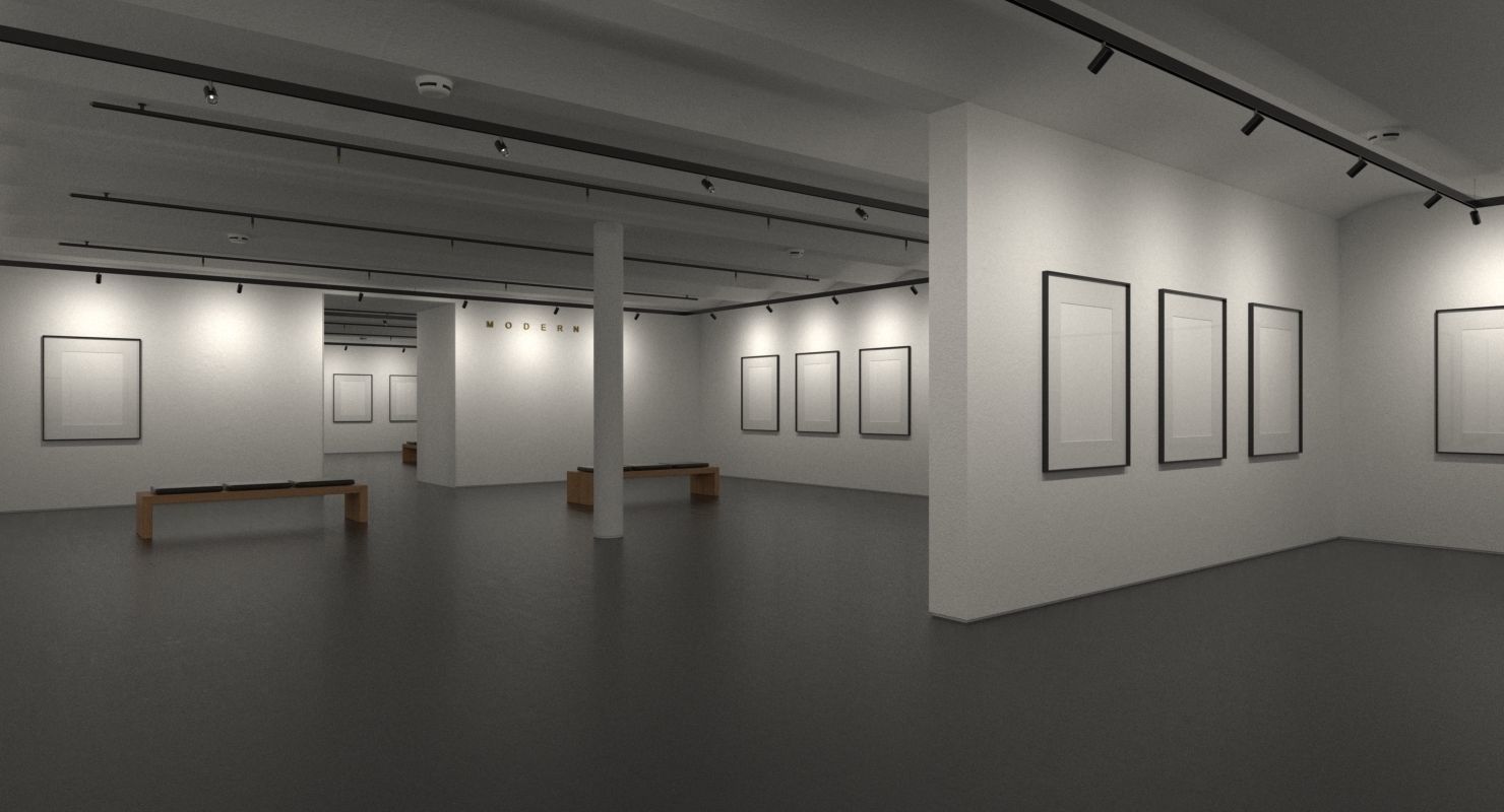 Art Gallery 12 3D model_1