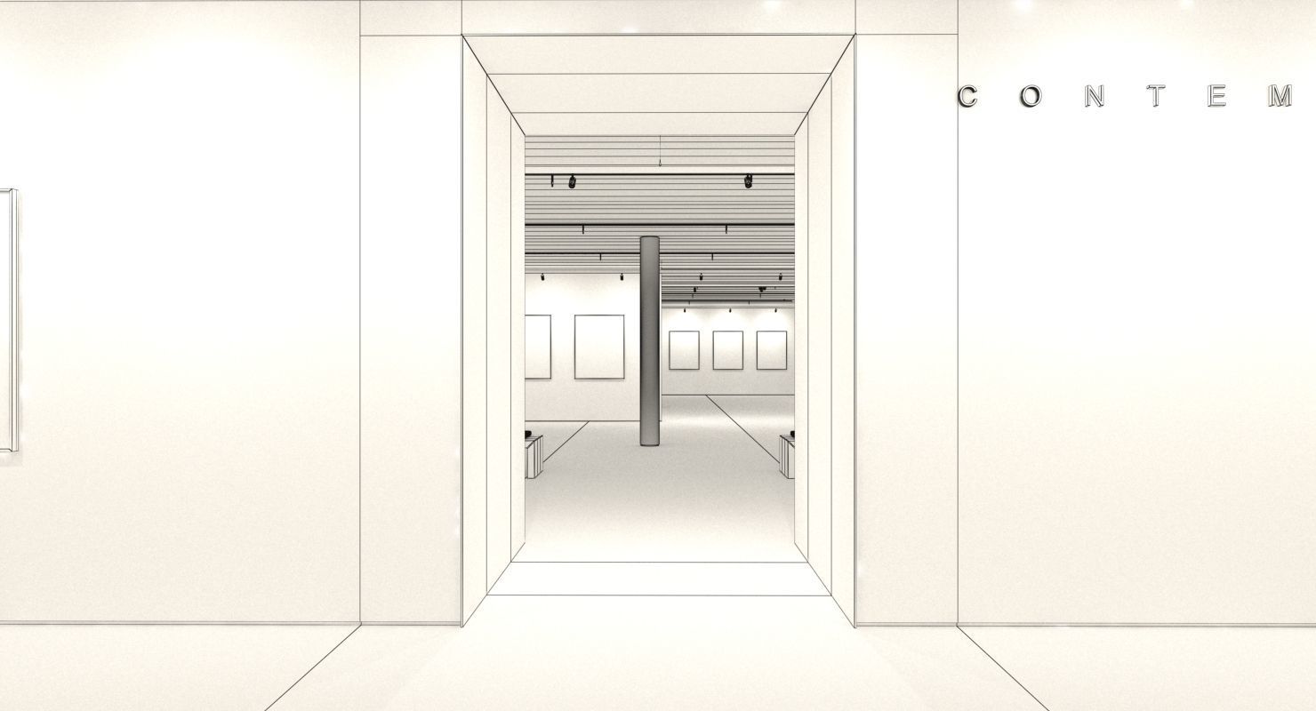 Art Gallery 12 3D model_9