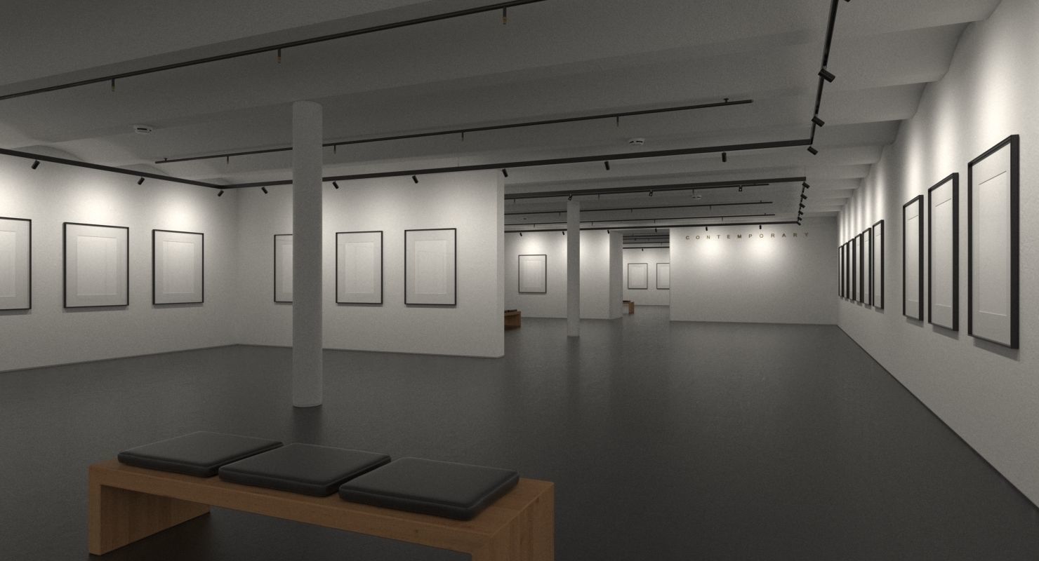 Art Gallery 12 3D model_3