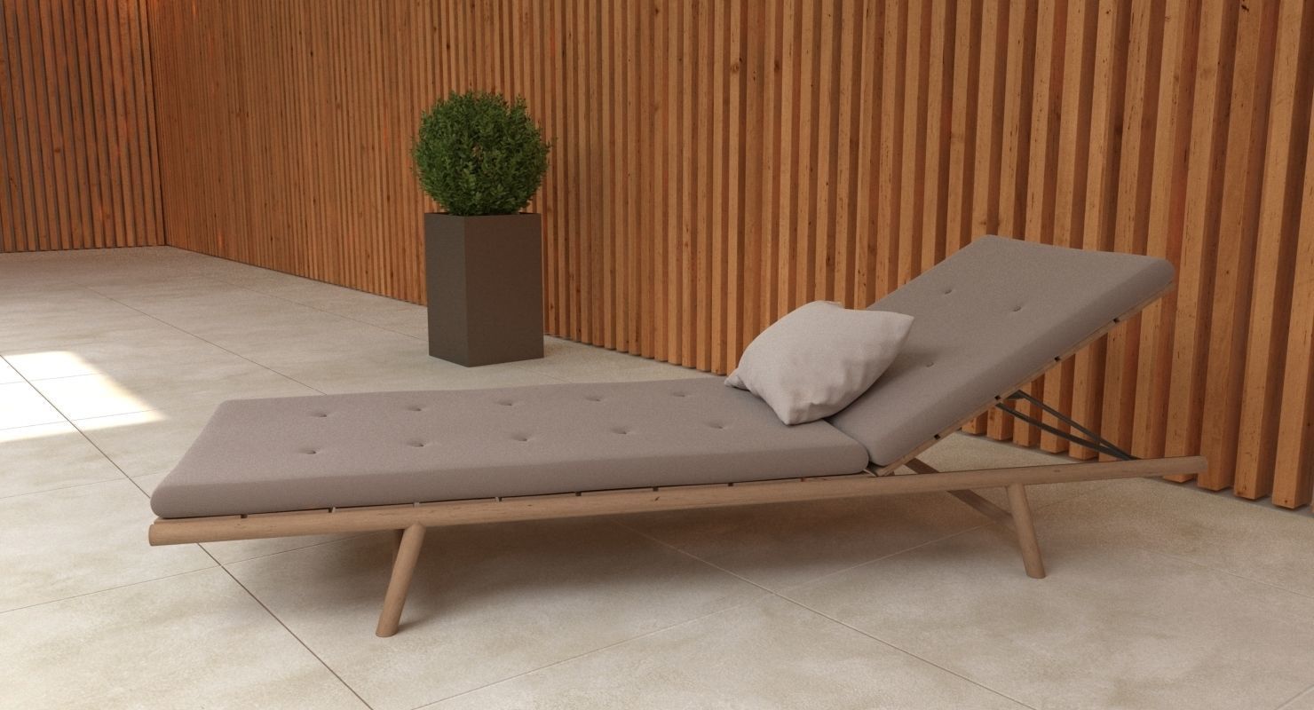 Swimming Pool Scene 3D model_9