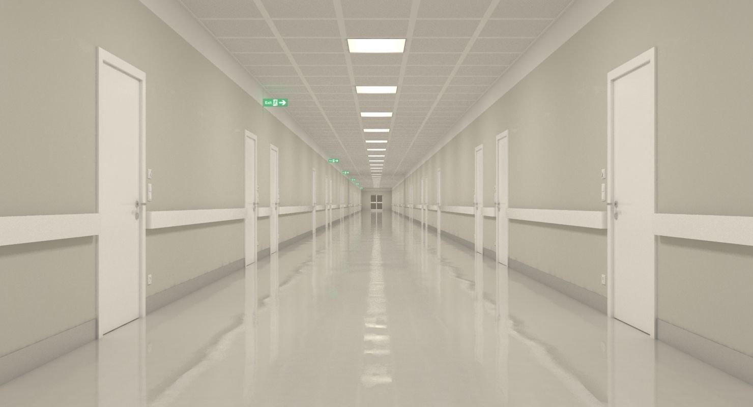 Hallway 11 3D model_10