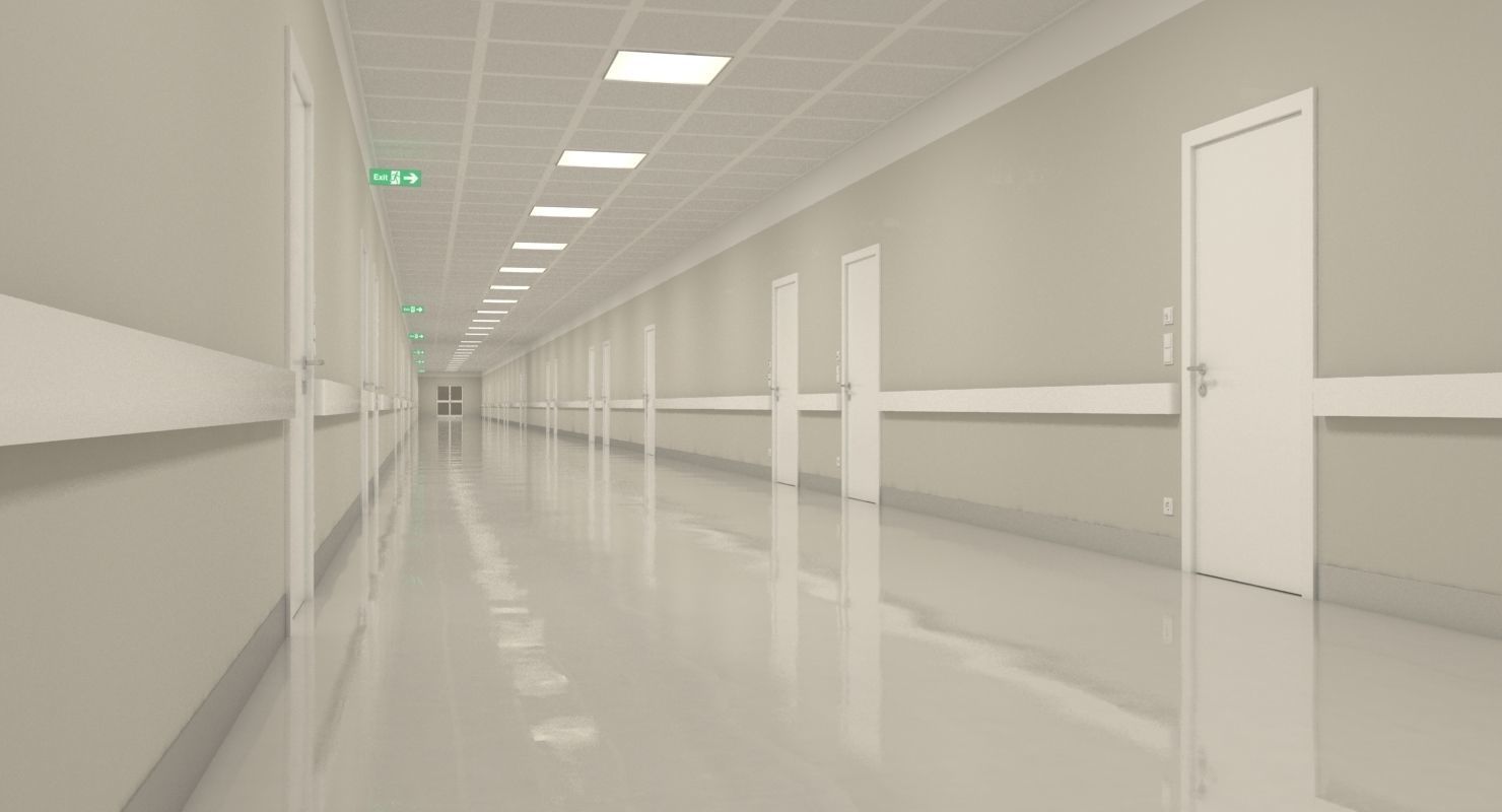 Hallway 11 3D model_3