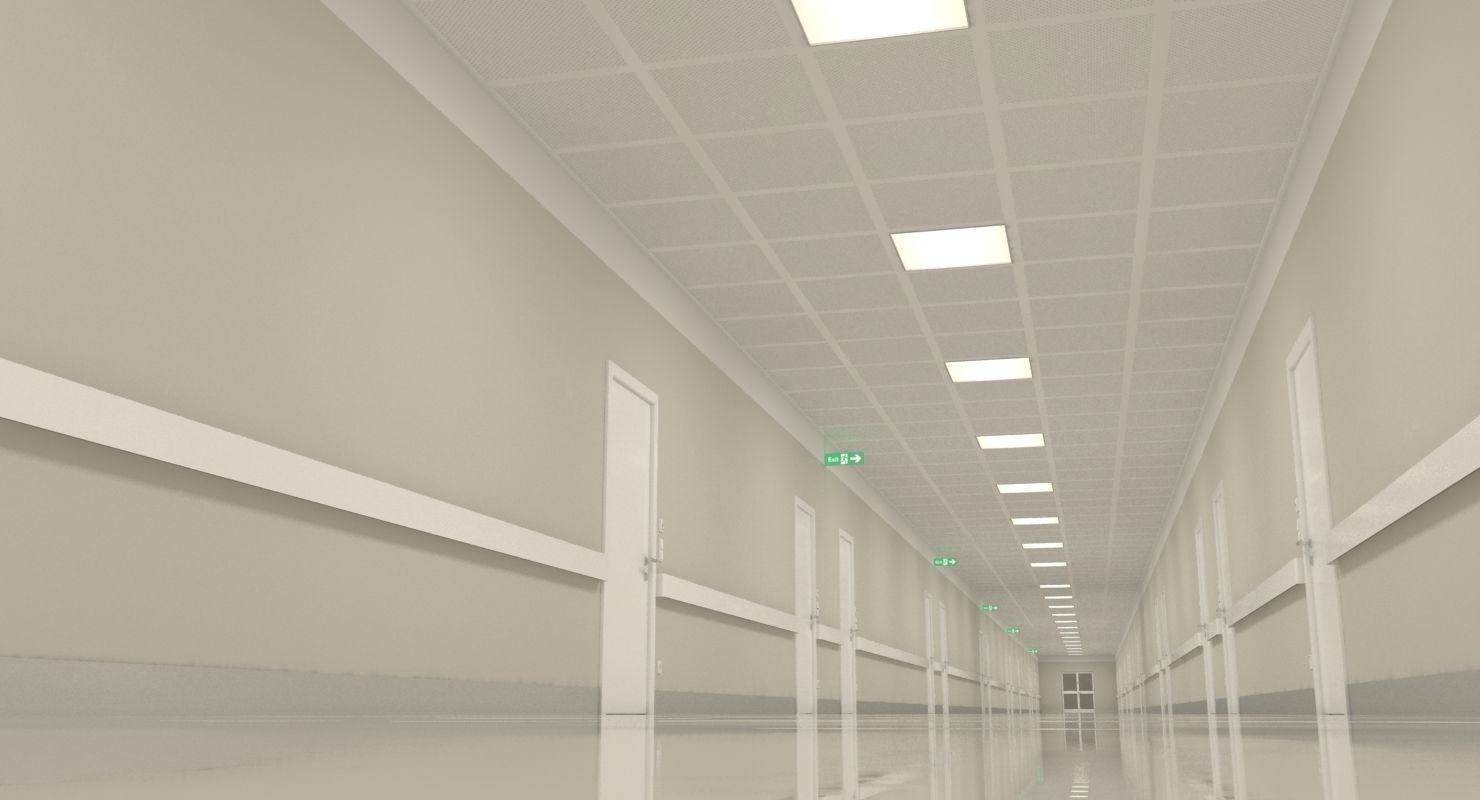Hallway 11 3D model_1