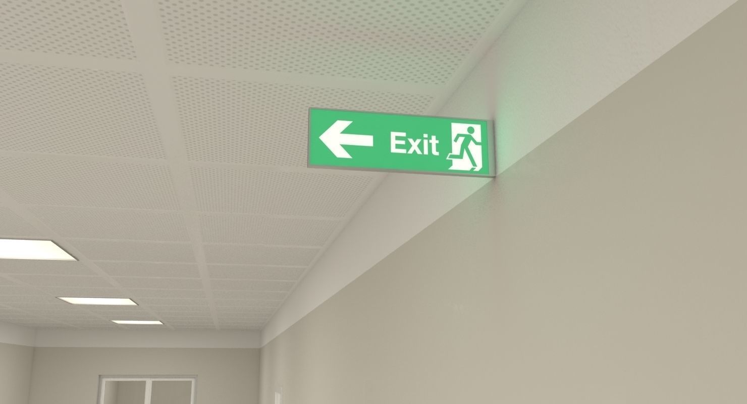 Hallway 11 3D model_2