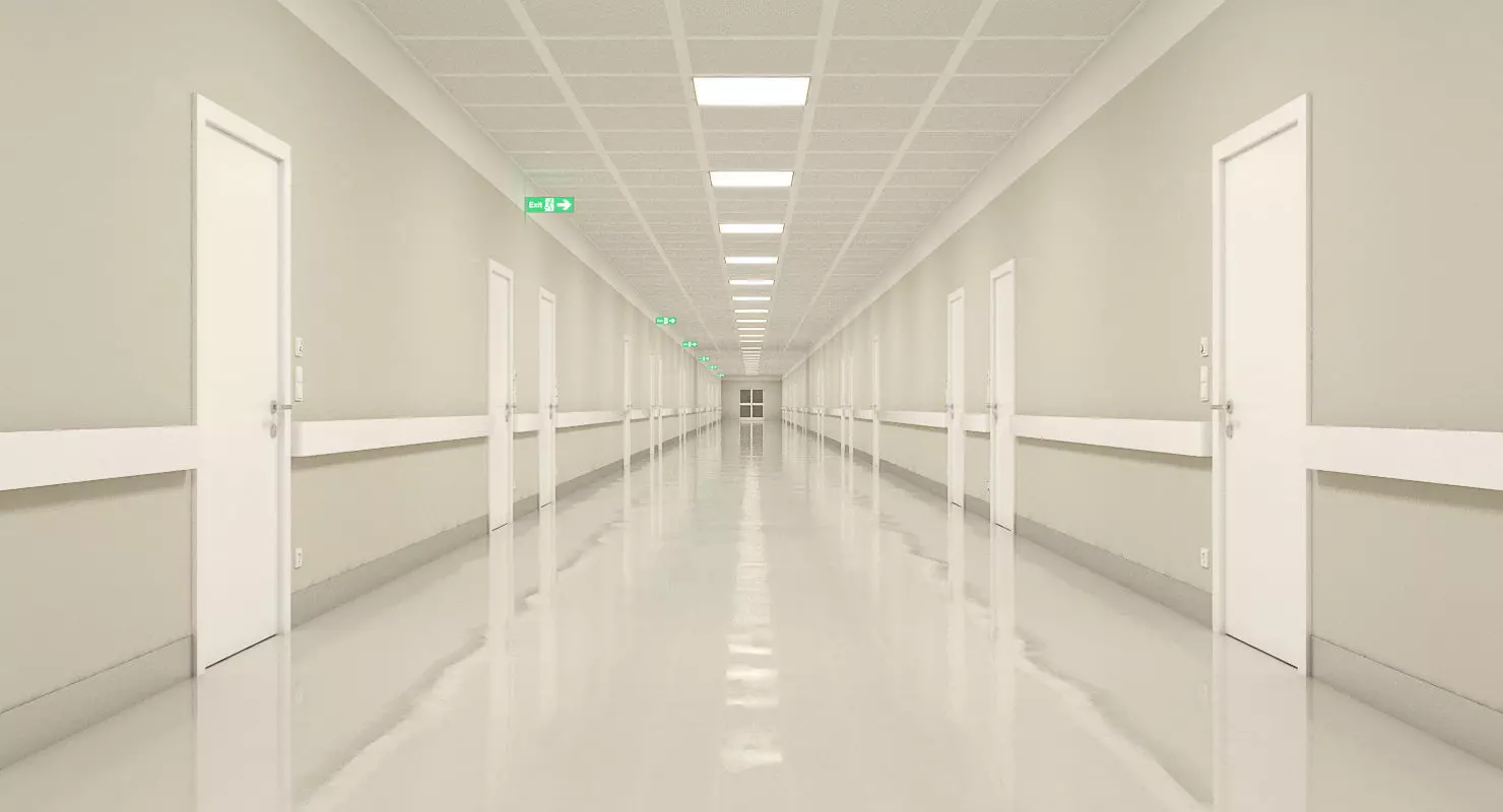 Hallway 11 3D model_0