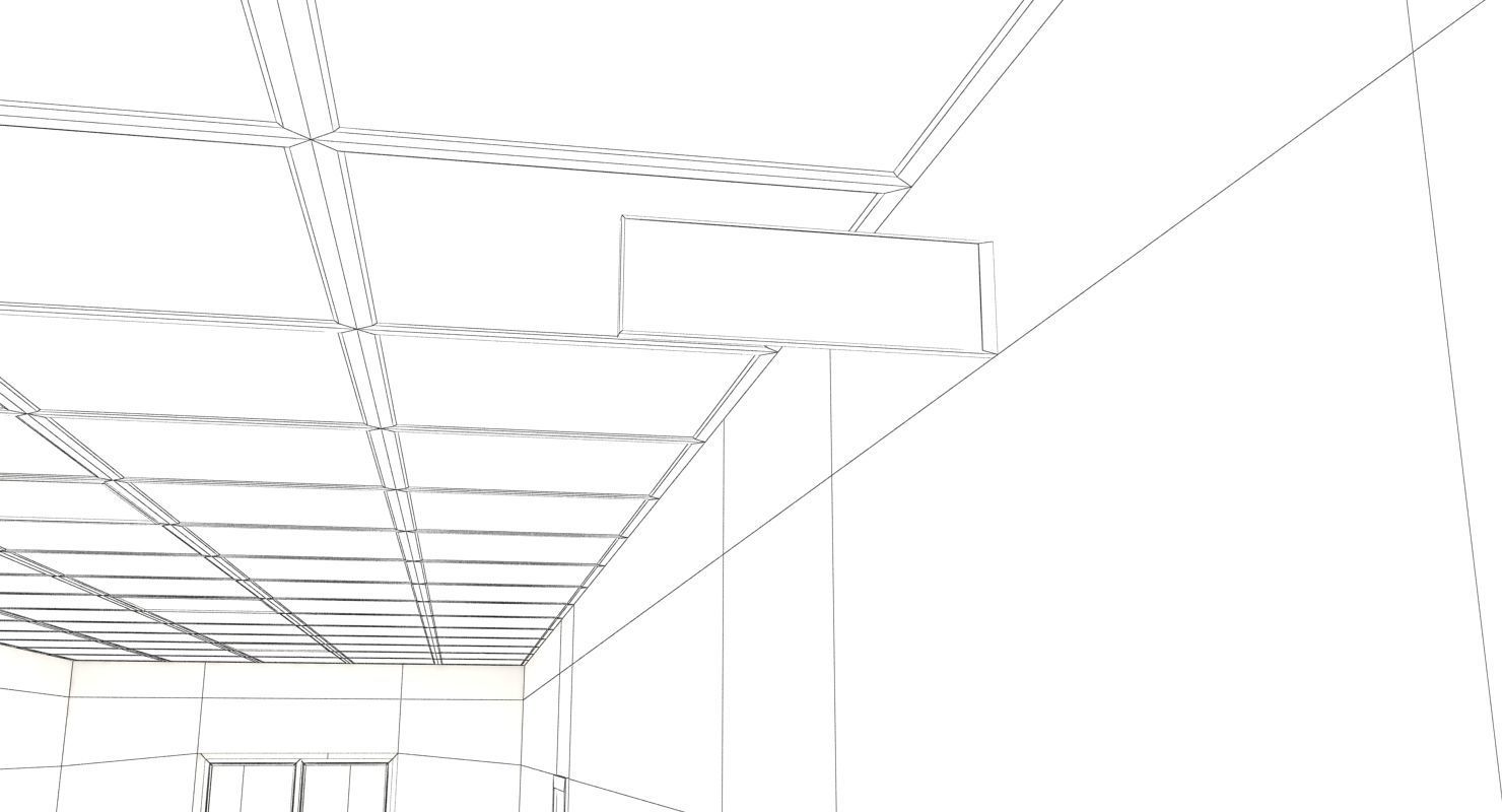 Hallway 11 3D model_8