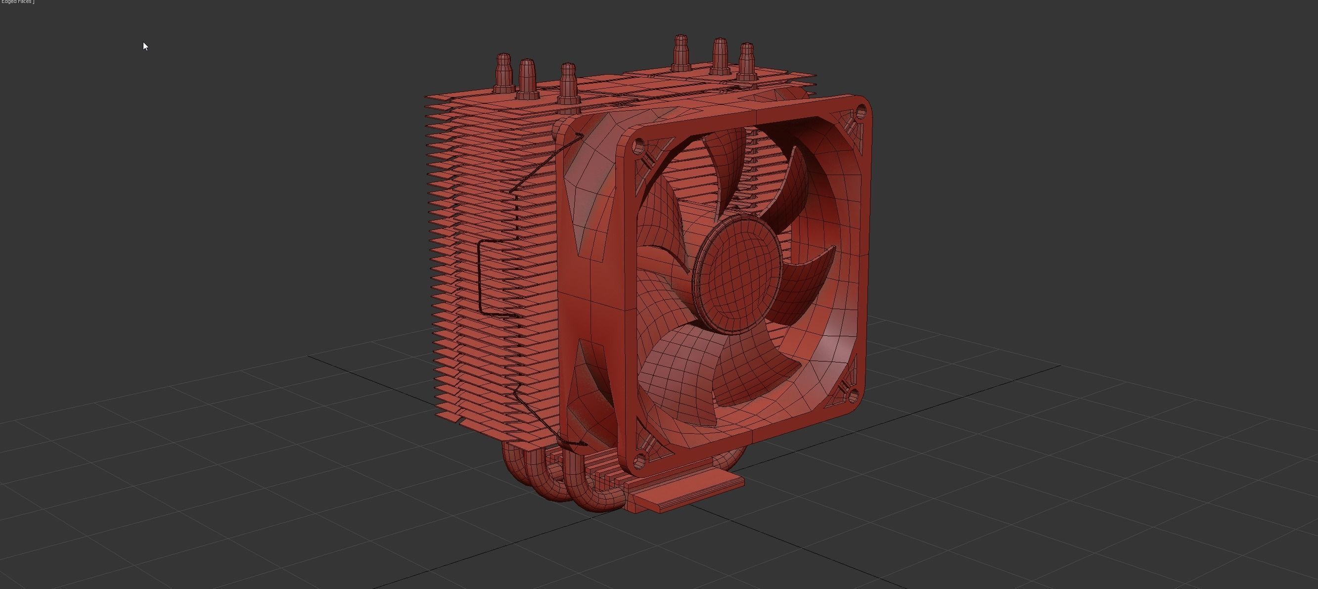 CPU Cooler 3D model_6