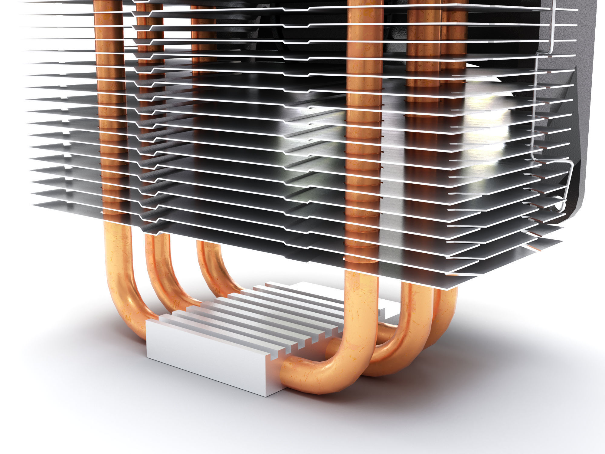 CPU Cooler 3D model_4
