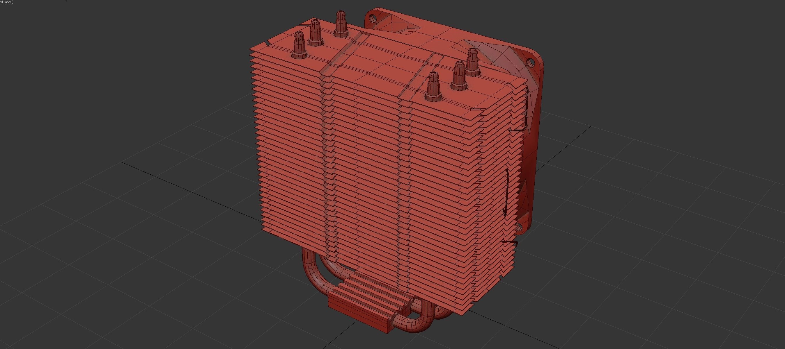 CPU Cooler 3D model_7