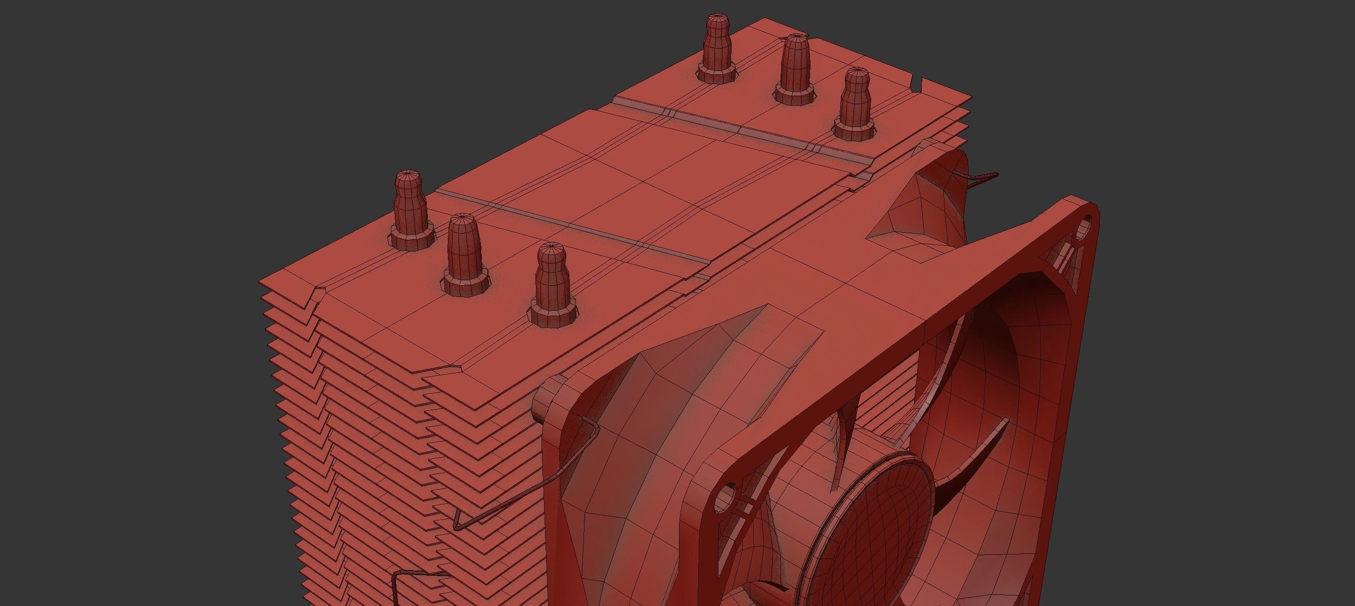 CPU Cooler 3D model_9