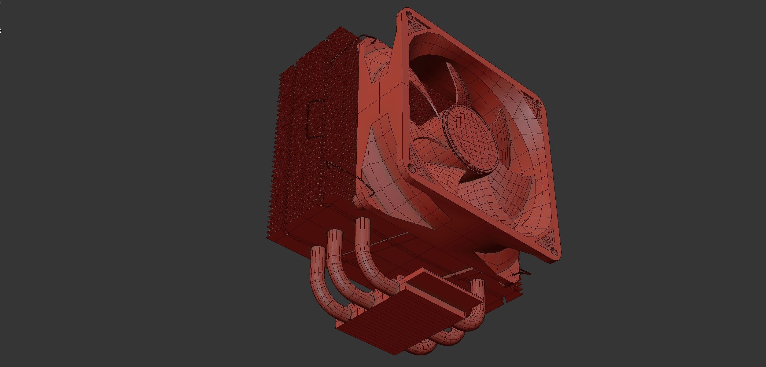 CPU Cooler 3D model_8