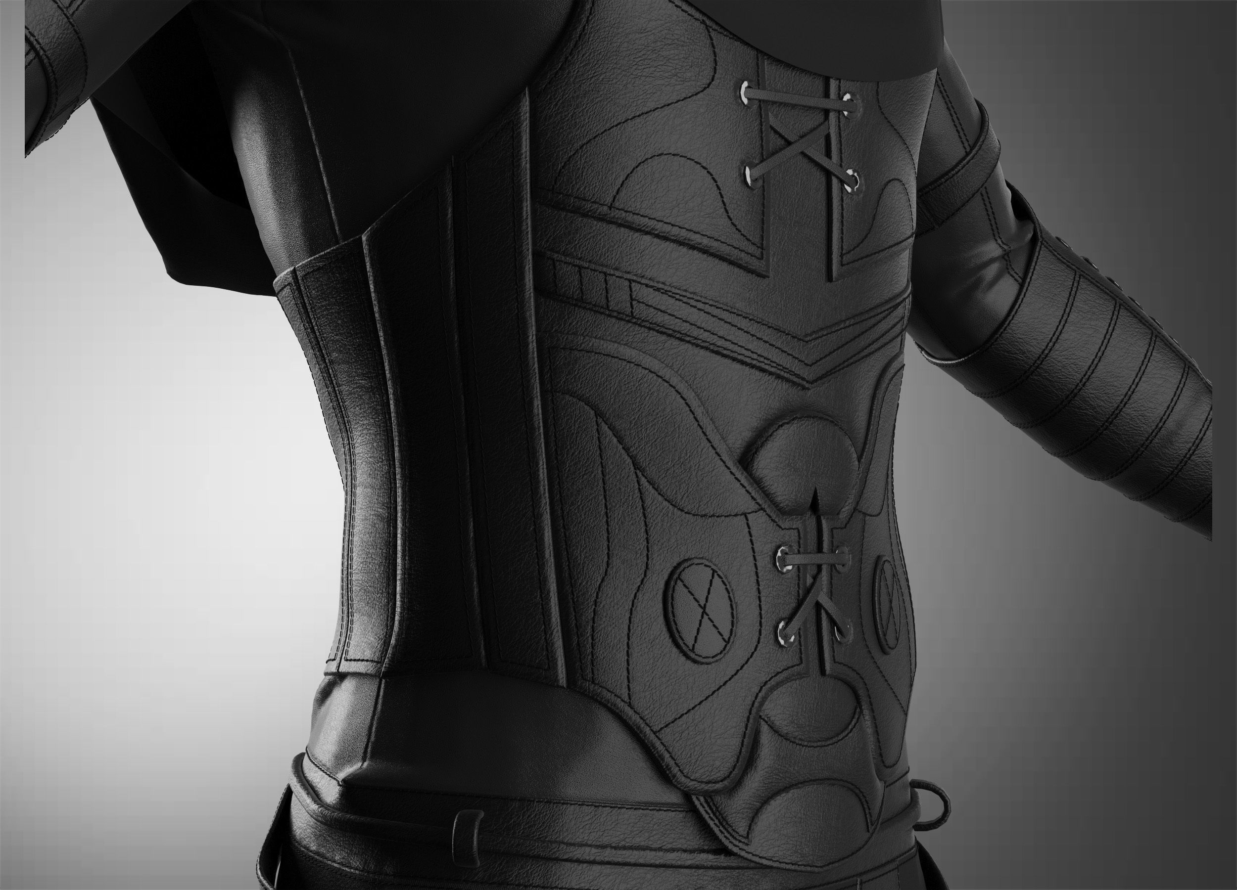 Assassin star wars ninja 3D model_6