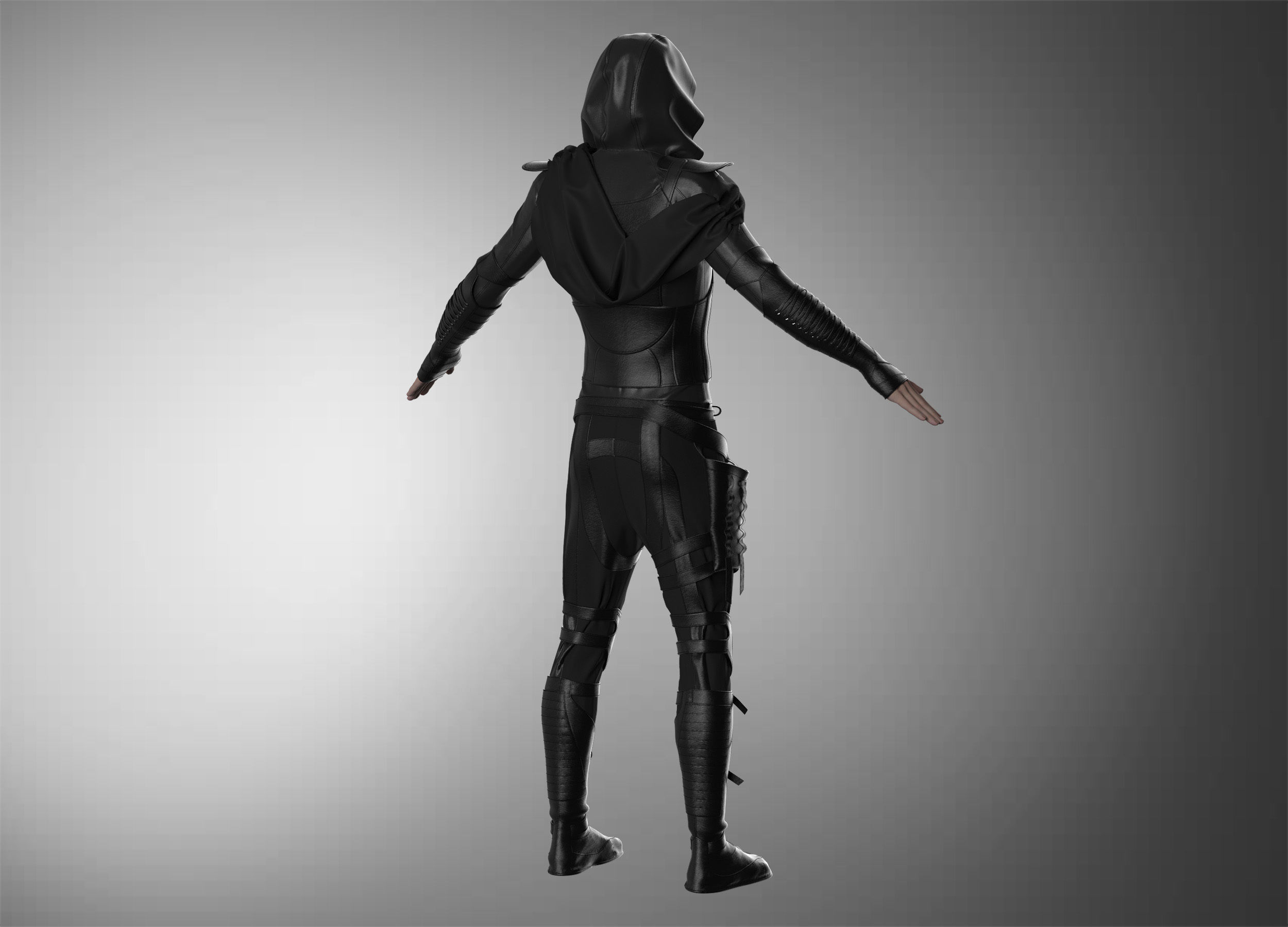 Assassin star wars ninja 3D model_16