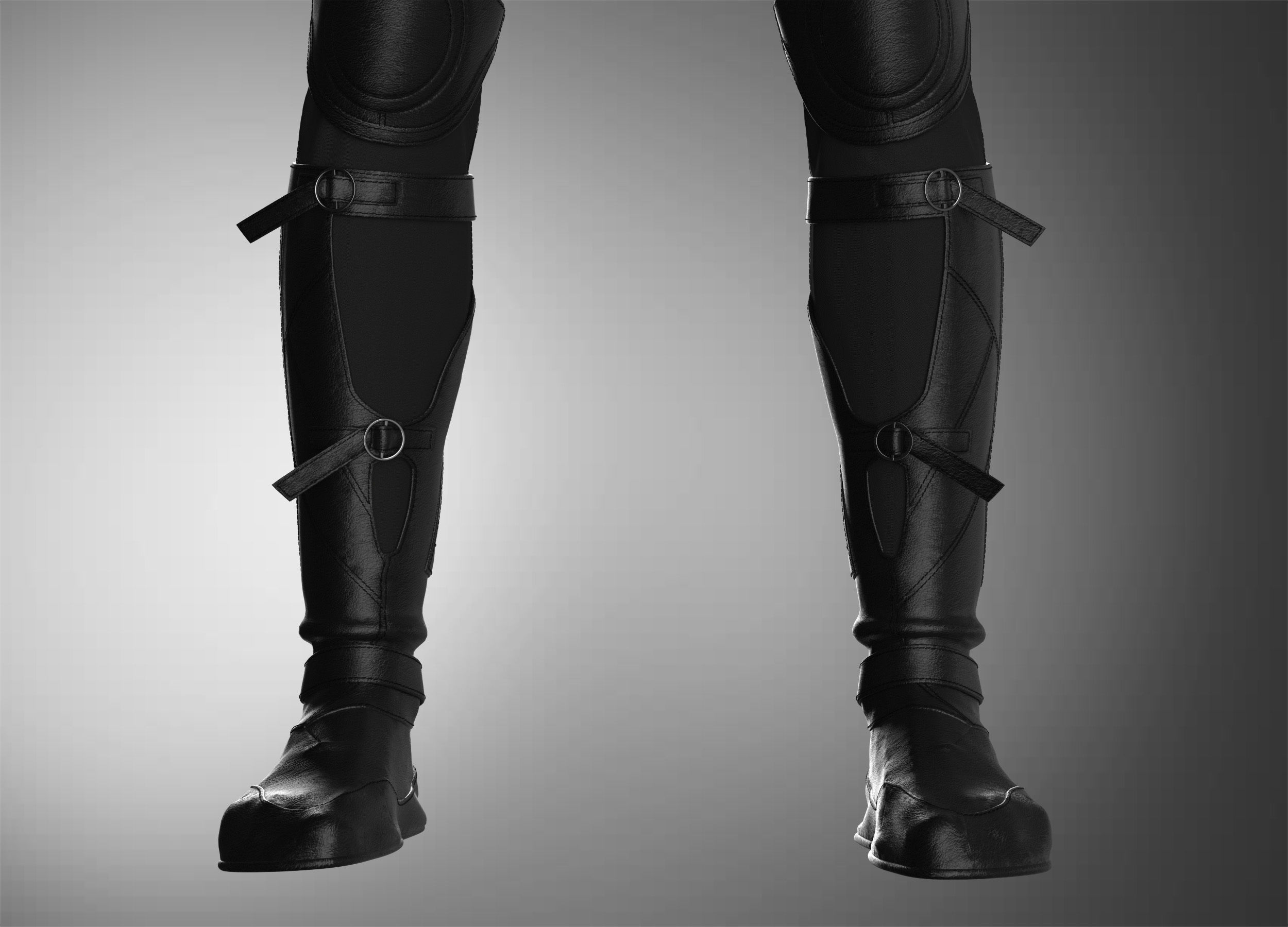 Assassin star wars ninja 3D model_9