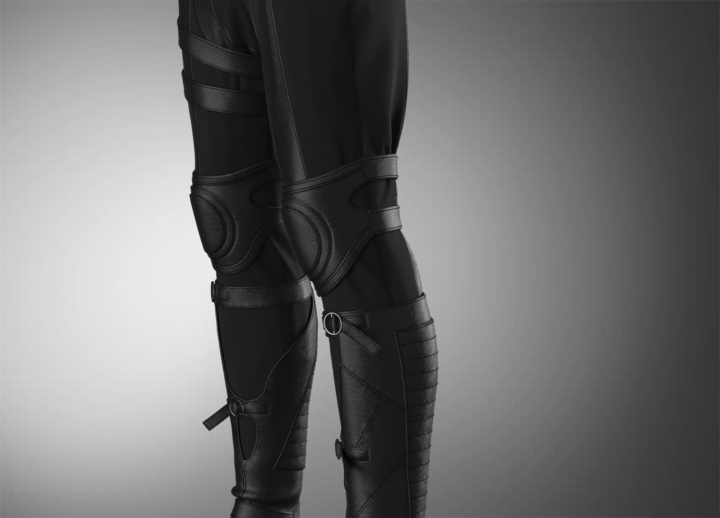 Assassin star wars ninja 3D model_10
