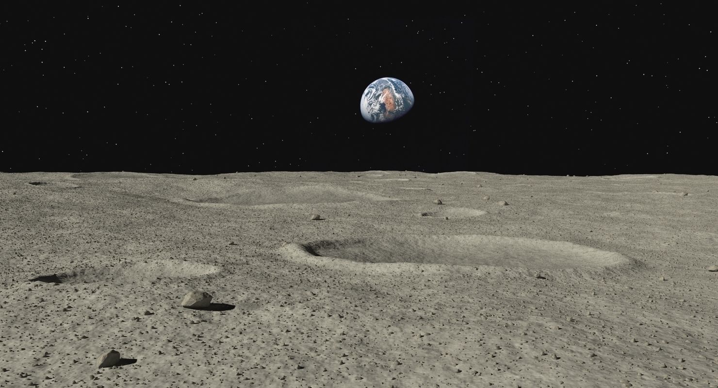 Moon Surface 2 3D model_10