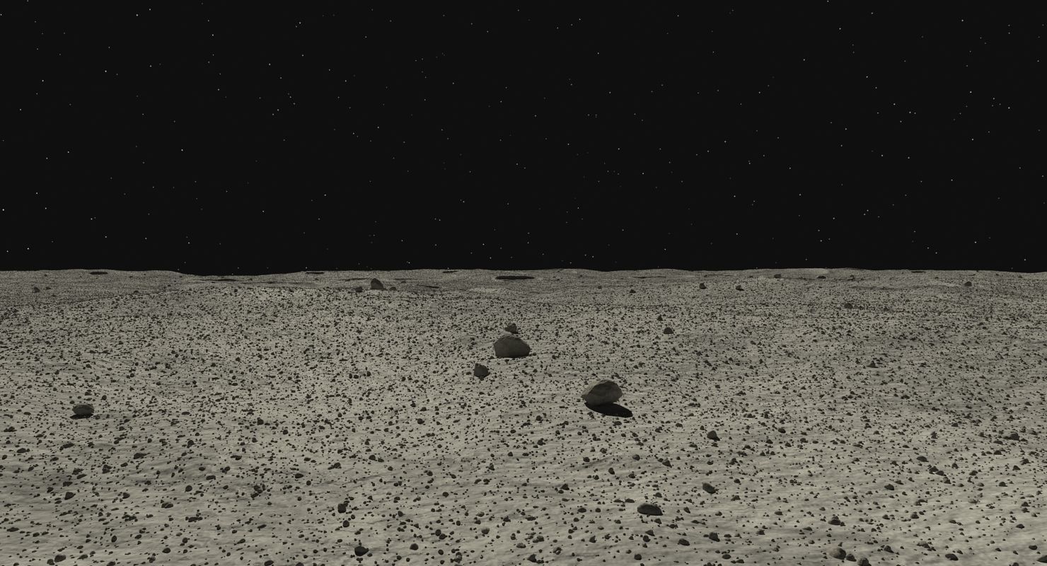 Moon Surface 2 3D model_3