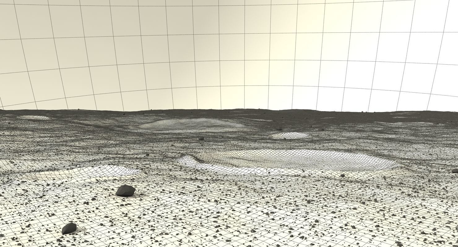 Moon Surface 2 3D model_4