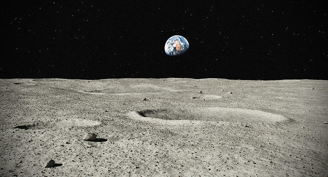 Moon Surface 2 3D model