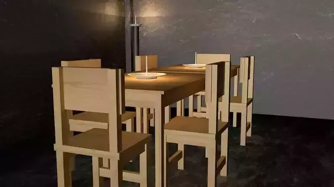 juego de mesas y silla 