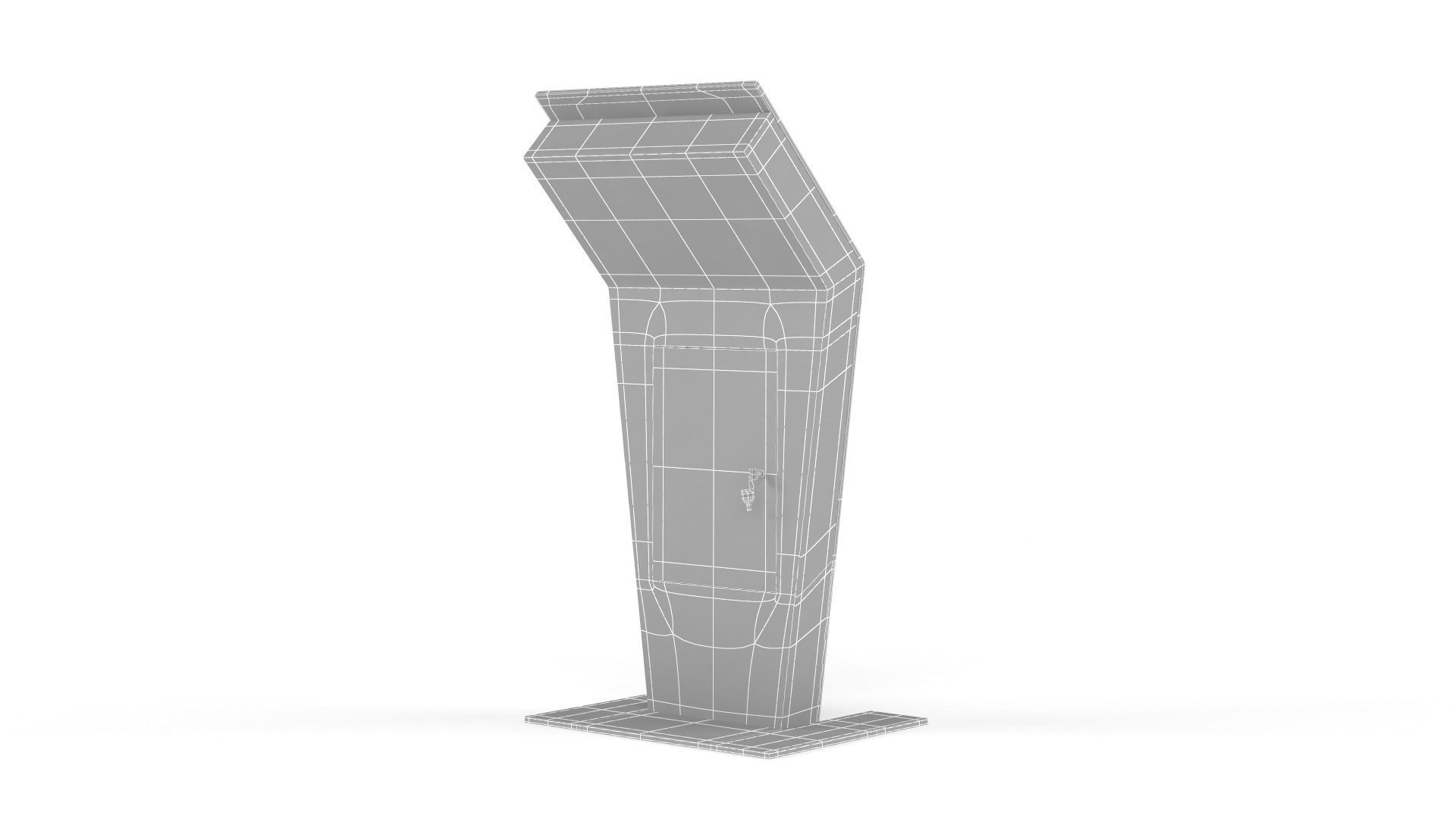 Electronic Kiosk 3D model_10