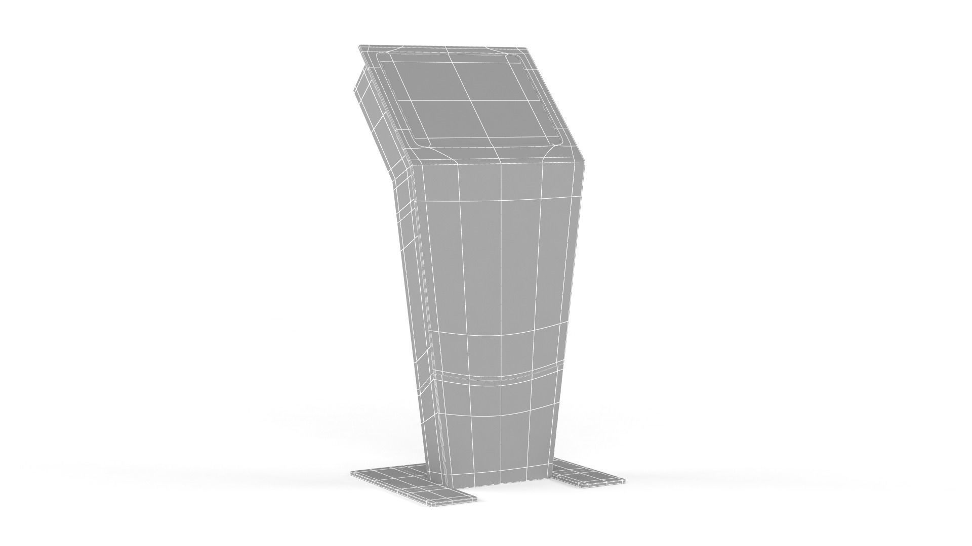 Electronic Kiosk 3D model_11