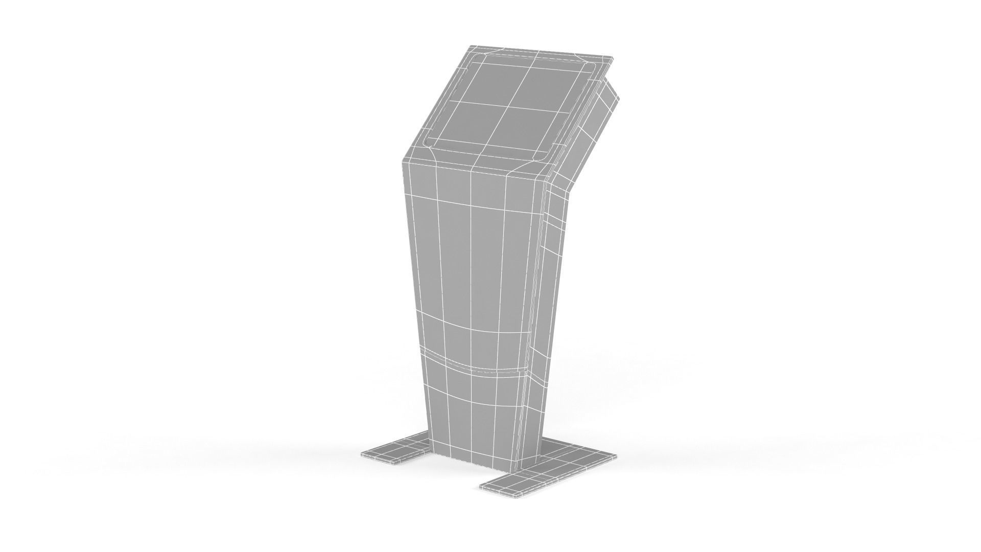 Electronic Kiosk 3D model_8