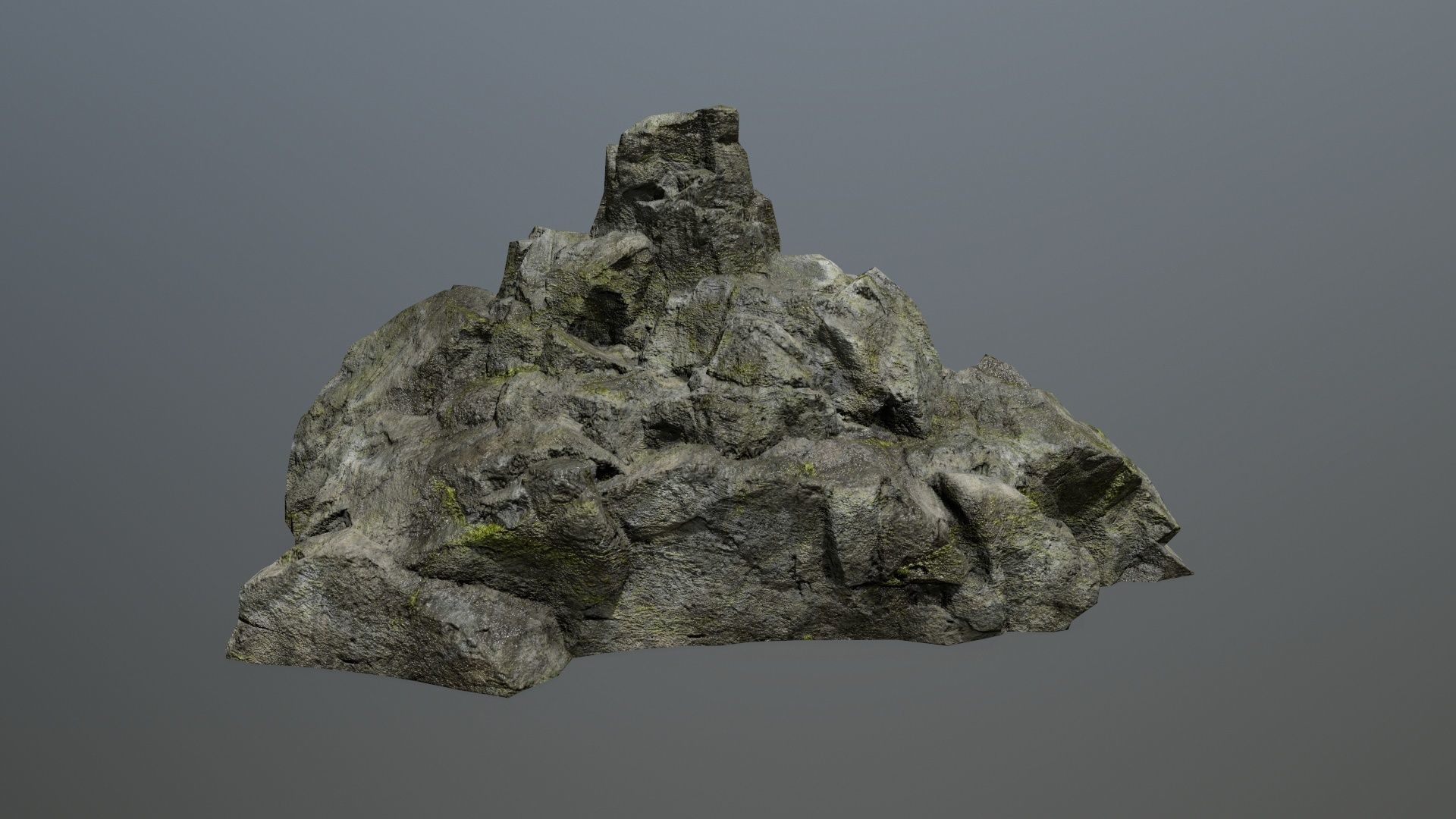 rocks rock Low-poly 3D model_11