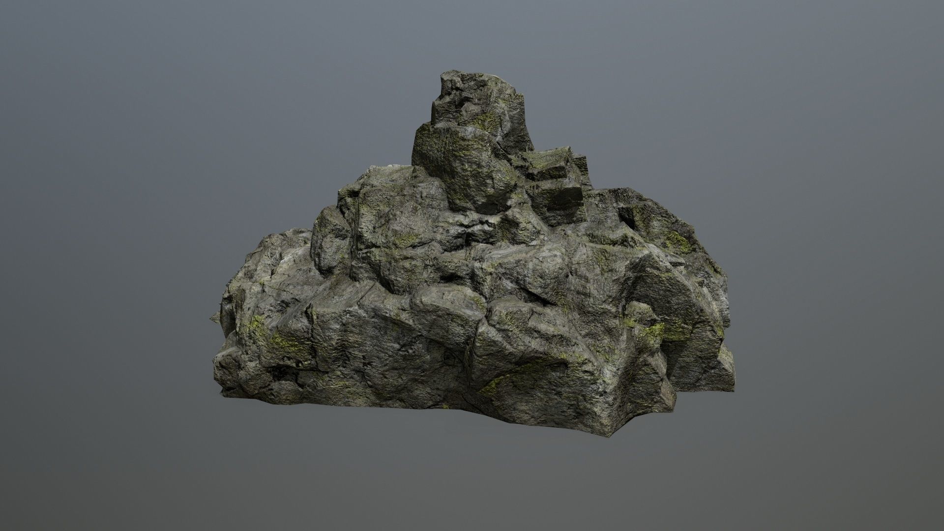 rocks rock Low-poly 3D model_13